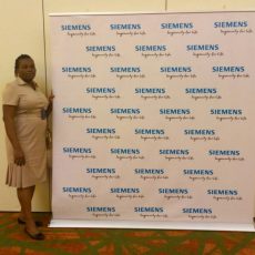 Banners produced for Siemens and installed at Eko Hotel for Siemens function June, 2018 1